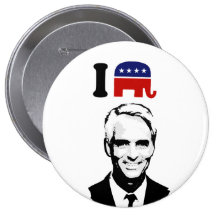 I Love Charlie Crist Pins