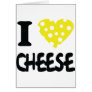 I love cheese icon card