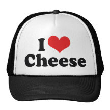 I Love Cheese Mesh Hats