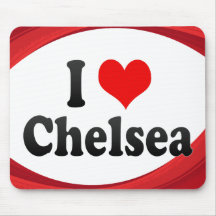 I Love Chelsea, United States Mousepad