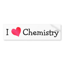 I Love Chemistry Bumper Stickers