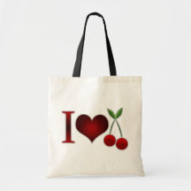 I Love Cherries Bags