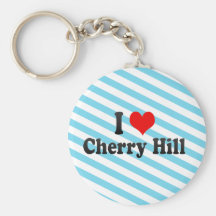 I Love Cherry Hill, United States Key Chains
