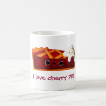 I love Cherry Pie -custom text- Mug