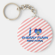 I love Cherry Plain, New York Keychains