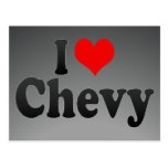 I love Chevy Post Card