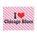 I Love Chicago Blues Postcard