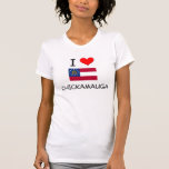 I Love CHICKAMAUGA Georgia T Shirts