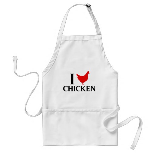 I Love Chicken Apron