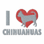 I Love Chihuahuas Embroidered Shirt (T-Shirt)