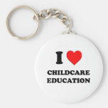I love Childcare Education Key Chain