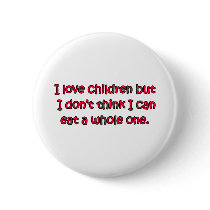 I Love Children Pins