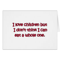 I Love Children Cards