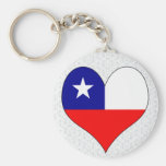 I Love Chile Keychains