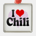 I love Chili Christmas Tree Ornament