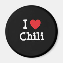 I love Chili heart T-Shirt Magnet