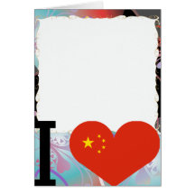I love china card