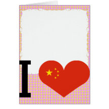 I love china greeting card