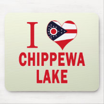 I love Chippewa Lake, Ohio Mouse Pads