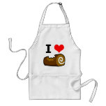 I Love Chocolate Log Aprons