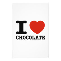 I love chocolate stationery