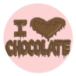 I love chocolate stickers