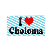 I Love Choloma, Honduras Address Labels