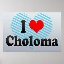 I Love Choloma, Honduras Print