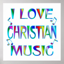 I Love Christian Poster