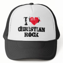 I love christian rock trucker hat