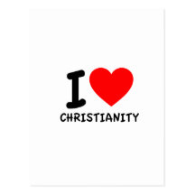 I Love Christianity Post Card