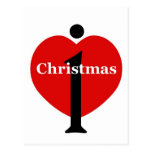 I Love Christmas Postcards