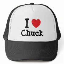 I love Chuck heart custom personalized Mesh Hats
