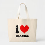 i love cilantro tote bag