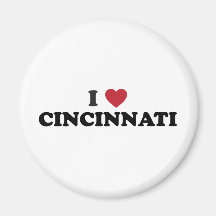 I love Cincinnati Ohio Fridge Magnet