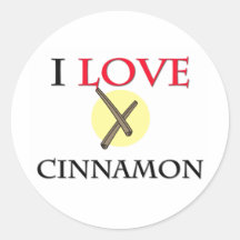 I Love Cinnamon Sticker