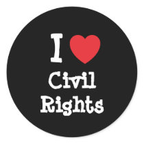 I love Civil Rights heart custom personalized