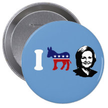 I Love Claire McCaskill Buttons