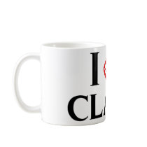 I Love Clams Mugs