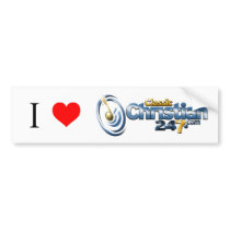 I Love ClassicChristian247.com Bumper Sticker