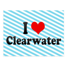 I Love Clearwater, United States Postcard