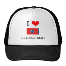 I Love Cleveland Tennessee Trucker Hat