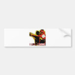 I Love Climbing Flute bumper stickers