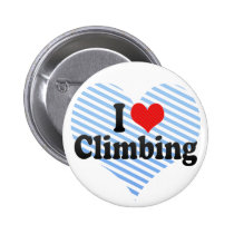 I Love Climbing buttons