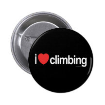 I Love Climbing Pinback Button