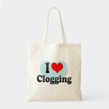 I love Clogging Tote Bags