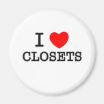 I Love Closets Magnet