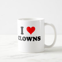 I Love Clowns Mugs