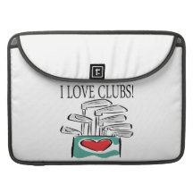 I Love Clubs Sleeve For MacBooks