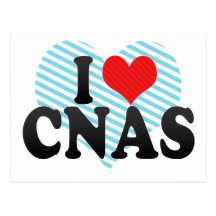 I Love CNAS Post Cards